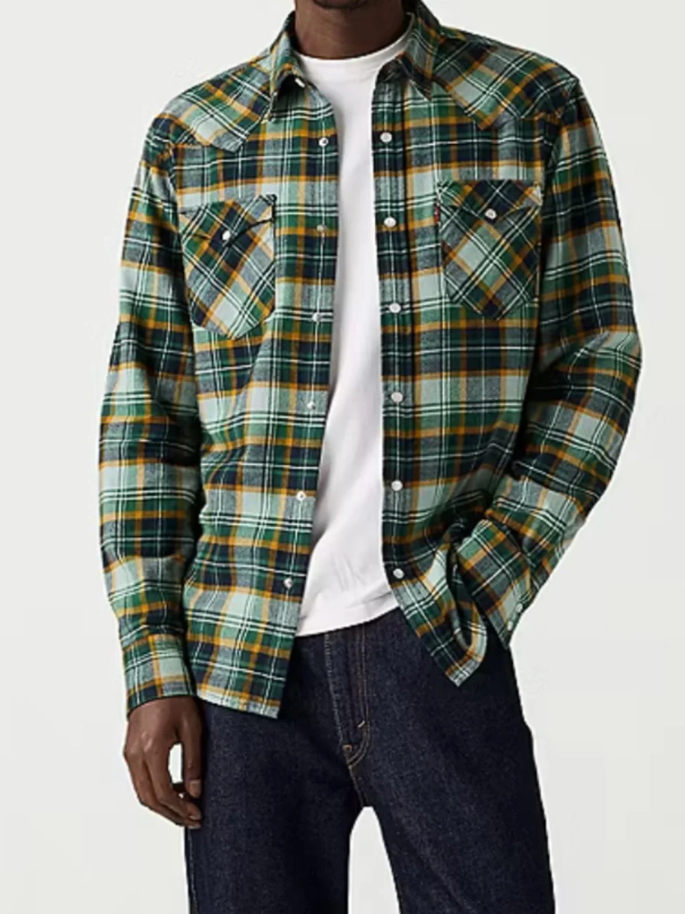 NWT Levi’s Mens Classic Standard Button down The Western Shirt